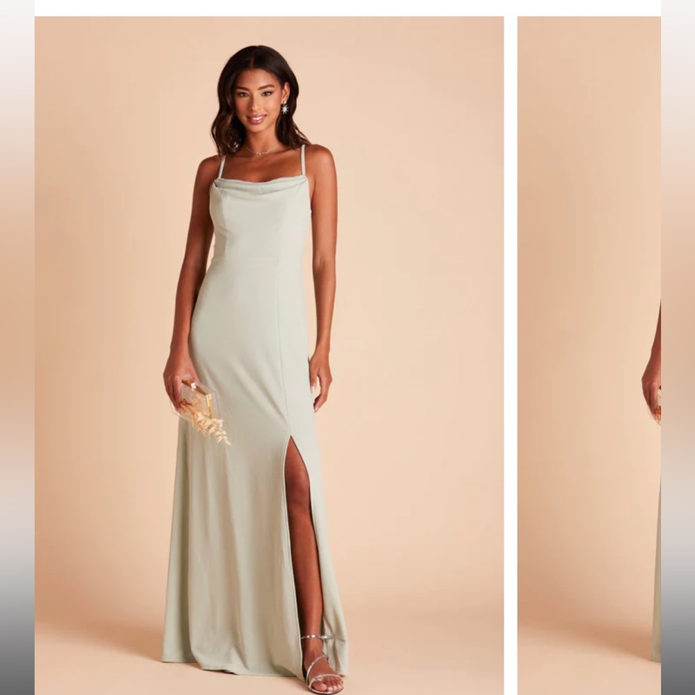 Birdy grey sage green Ash bridemaids dress